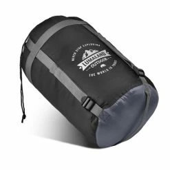 Lumaland Where Tomorrow Outdoor Slaapzak | Klein En Zacht | 230 X 80 Cm X 50 Cm, Inclusief Opbergzak |ingepakt 26 X 14 Cm | 700g | Grijs -CeLaVi winkel 550x550 424