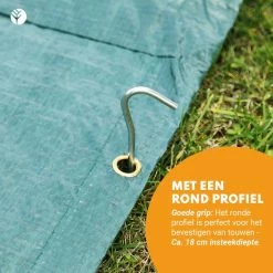 Stalen Haringen Set Van 50st. - Premium Staal - Grondanker - Tent Haring - Grondhaken - Tent Spijker - 20cm Lang - 3cm Haak - 3,5mm Premium Dikte Tentharing - Groots® -CeLaVi winkel 550x550 46