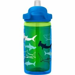 CamelBak Eddy+ Kids Insulated - Drinkfles - 400 Ml - Blauw / Groen (Scuba Sharks) -CeLaVi winkel 550x550 466