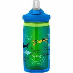 CamelBak Eddy+ Kids Insulated - Drinkfles - 400 Ml - Blauw / Groen (Scuba Sharks) -CeLaVi winkel 550x550 468