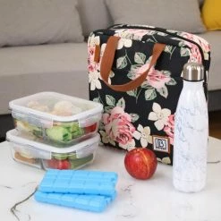 Brisby 4 Laags Geïsoleerde Koeltas - Lunchtas 7 Liter - Bloemetjes -CeLaVi winkel 550x550 469