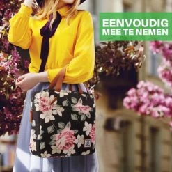 Brisby 4 Laags Geïsoleerde Koeltas - Lunchtas 7 Liter - Bloemetjes -CeLaVi winkel 550x550 471