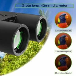 Novocular 12x42 Verrekijker Vogelsspotten - Volwassene - Compact - Telefoonklem - Verrekijker Voor Vogelaars -CeLaVi winkel 550x550 491