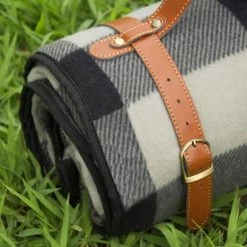 Merkloos Sam's Home XXL Picknick Kleed - Waterdicht - 200 X 200 Cm - Leren Houder - Buitenkleed -CeLaVi winkel 550x550 511