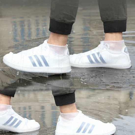 Doodadeals® | Overschoenen Waterdicht | Siliconen Overschoenen | Overschoenen Zwembad | Schoenovertrek Herbruikbaar | Schoenbeschermers | Schoenhoesjes | Wit | Maat L 40-46 4 Doodadeals® | Overschoenen Waterdicht | Siliconen Overschoenen | Overschoenen Zwembad | Schoenovertrek Herbruikbaar | Schoenbeschermers | Schoenhoesjes | Wit | Maat L 40-46 - Afbeelding 2