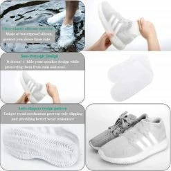 Doodadeals® | Overschoenen Waterdicht | Siliconen Overschoenen | Overschoenen Zwembad | Schoenovertrek Herbruikbaar | Schoenbeschermers | Schoenhoesjes | Wit | Maat L 40-46 10 Doodadeals® | Overschoenen Waterdicht | Siliconen Overschoenen | Overschoenen Zwembad | Schoenovertrek Herbruikbaar | Schoenbeschermers | Schoenhoesjes | Wit | Maat L 40-46 -CeLaVi winkel 550x550 546