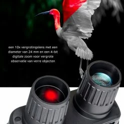 Thuys Nachtkijker Met Infrarood - Warmtebeeldcamera - Verrekijker Met Nachtzicht - Nachtkijker Warmtebeeld - Met Opbergtas - Zwart -CeLaVi winkel 550x550 577