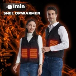 Basila® V-Hals Bodywarmer Met Powerbank - M - 8 Zones - Tot 60 °C - Thermo Kleding - Heated Vest - Elektrische Kleding - Thermo Vest - Verwarmde Vest - Verwarmde Kleding -CeLaVi winkel 550x550 581
