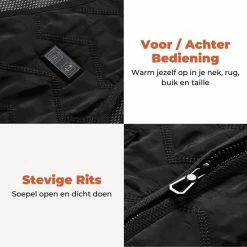Basila® V-Hals Bodywarmer Met Powerbank - M - 8 Zones - Tot 60 °C - Thermo Kleding - Heated Vest - Elektrische Kleding - Thermo Vest - Verwarmde Vest - Verwarmde Kleding -CeLaVi winkel 550x550 582