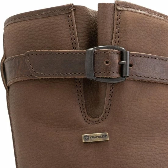 Travelin' Greenland Dames Outdoorlaarzen - Waterdicht En Gevoerde Wandellaars - Donkerbruin Leer - Maat 37 4 Travelin' Greenland Dames Outdoorlaarzen - Waterdicht En Gevoerde Wandellaars - Donkerbruin Leer - Maat 37 - Afbeelding 2