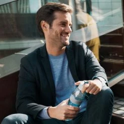 Mepal – Waterfles Ellipse – 500 Ml – Wit – Drinkfles Volwassenen – Geschikt Voor Koolzuurhoudende Dranken – Lekvrij -CeLaVi winkel 550x550 639