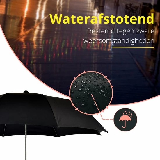 Famson Stormparaplu Opvouwbaar - Paraplu - Automatische Stormparaplu - Windproof - 10 Ribben 11 Famson Stormparaplu Opvouwbaar - Paraplu - Automatische Stormparaplu - Windproof - 10 Ribben - Afbeelding 9
