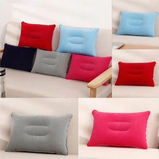 Reiskussen - Kampeer Kussen – Hippyfy – Strand Kussen - Zachte Opblaasbare Kussen – Kleine Kampeer Kussen - Festival Kussen – Picknick Kussen - Vliegtuig Kussen – Hoofdkussentje - Kamperen – Op Reis – Opblaasbare Kussentje – Blauw 4 Reiskussen - Kampeer Kussen – Hippyfy – Strand Kussen - Zachte Opblaasbare Kussen – Kleine Kampeer Kussen - Festival Kussen – Picknick Kussen - Vliegtuig Kussen – Hoofdkussentje - Kamperen – Op Reis – Opblaasbare Kussentje – Blauw - Afbeelding 2