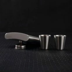 Maxium - Jack Daniels Heupfles - Zilver - Gift Set - RVS - Drankfles - Flacon - Zakfles - Zakflacon - Drankflacon - Heupfles - Veldfles - Incl. Trechter En Bekertjes -CeLaVi winkel 550x550 675