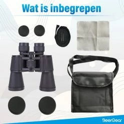 BeerGear Verrekijker Voor Volwassene Incl. Accessoires - Zwart - 20 X 50 - Binoculars / Spotting Scope / Vogelkijker -CeLaVi winkel 550x550 714