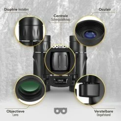 Zoomble® Verrekijker Inclusief Nekkoord En Draagtasje - E-book Vogelspotten - 10x22 - Compact – HD Lens - Waterdicht - Geschikt Voor Vogelaars, Jagen, Theater - Volwassene & Kinderen - Verkijker - Black Friday 2022 - Sinterklaas 24 Zoomble® Verrekijker Inclusief Nekkoord En Draagtasje - E-book Vogelspotten - 10x22 - Compact – HD Lens - Waterdicht - Geschikt Voor Vogelaars, Jagen, Theater - Volwassene & Kinderen - Verkijker - Black Friday 2022 - Sinterklaas -CeLaVi winkel 550x550 733