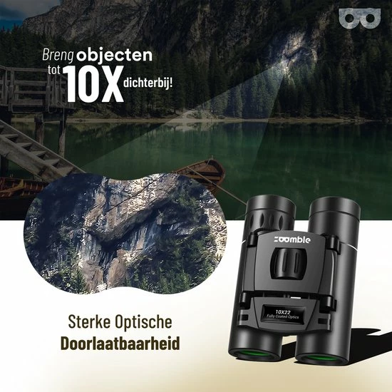 Zoomble® Verrekijker Inclusief Nekkoord En Draagtasje - E-book Vogelspotten - 10x22 - Compact – HD Lens - Waterdicht - Geschikt Voor Vogelaars, Jagen, Theater - Volwassene & Kinderen - Verkijker - Black Friday 2022 - Sinterklaas 15 Zoomble® Verrekijker Inclusief Nekkoord En Draagtasje - E-book Vogelspotten - 10x22 - Compact – HD Lens - Waterdicht - Geschikt Voor Vogelaars, Jagen, Theater - Volwassene & Kinderen - Verkijker - Black Friday 2022 - Sinterklaas - Afbeelding 13
