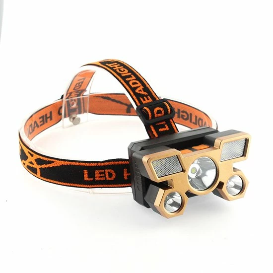 Ronsye Hoofdlamp Met LED Verlichting - USB Oplaadbaar - 4 Lichtstanden - Zeer Fel - Waterdicht - Headlamp 5 Ronsye Hoofdlamp Met LED Verlichting - USB Oplaadbaar - 4 Lichtstanden - Zeer Fel - Waterdicht - Headlamp - Afbeelding 3