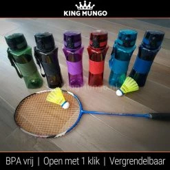 Drinkfles Herbruikbare Waterfles | 500 Ml Paars | Vaatwasserbestendig Drinkbus Bidon | King Mungo KMDF005 -CeLaVi winkel 550x550 803