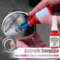 Magfishion Magneetvissen Set - 250 KG - Vismagneet - 20 Meter Lang Touw + Karabijnhaak Met Schroefsluiting - Handschoenen - Borgmiddel - Magneetvissen Starterspakket - Magneet Vissen - Outdoor -CeLaVi winkel 550x550 816