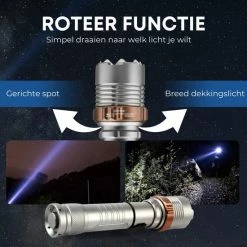 Rebela | Led Zaklamp Oplaadbaar | Flashlight | Aluminium | Waterproof | Inclusief Oplaadbare Batterij | High-Mid-Low-Strobe-SOS | T6 LED Police Flashlight 12 Rebela | Led Zaklamp Oplaadbaar | Flashlight | Aluminium | Waterproof | Inclusief Oplaadbare Batterij | High-Mid-Low-Strobe-SOS | T6 LED Police Flashlight -CeLaVi winkel 550x550 843
