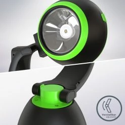 B.K.Licht - LED Kampeerlamp - Zaklamp - 3 In 1 Zaklantaarn Voor Kinderen - Tafellamp - Tentlamp - Opvouwbaar - Zwart Groen - 140 Lumen - IP20 -CeLaVi winkel 550x550 852