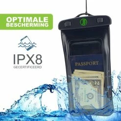 Jaunti | Waterdichte Telefoonhoesjes | Waterdicht Telefoonhoesje | Onderwater Hoesje Telefoon | Waterbestendig Telefoonzakje| Universeel Hoes Zwart | Iphone Pro Max & Samsung Ultra -CeLaVi winkel 550x550 883