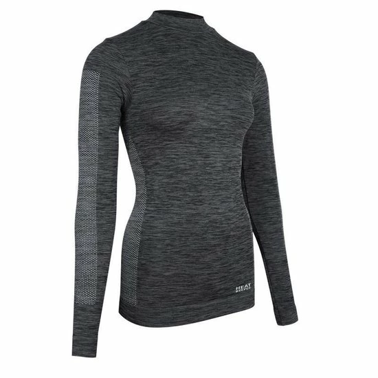 Merkloos Thermo Onderkleding Set Voor Dames Zwart Melange - Maat M - Shirt Lange Mouw En Broek - Wintersport Kleding - Thermokleding 7 Merkloos Thermo Onderkleding Set Voor Dames Zwart Melange - Maat M - Shirt Lange Mouw En Broek - Wintersport Kleding - Thermokleding - Afbeelding 5