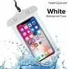 Tempshop Waterdichte Telefoonhoesjes Wit - Onderwater Hoesje Telefoon - Waterdichte Telefoonzakje – Bag – Drybag - Onderwater Hoesje Telefoon – Universeel Geschikt Voor Alle Smartphones - Waterdichte Telefoonhoesje