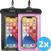 Waterdichte Telefoonhoesjes - Drybag Set Van 2 Stuks - Onderwater Hoesje Telefoon Voor Alle Telefoons - Waterdicht Telefoonhoesje Earkings - Zwart & Roze 1 Waterdichte Telefoonhoesjes - Drybag Set Van 2 Stuks - Onderwater Hoesje Telefoon Voor Alle Telefoons - Waterdicht Telefoonhoesje Earkings - Zwart & Roze -CeLaVi winkel 550x551 12
