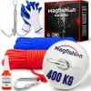 Magfishion Magneetvissen MEGA Set - 400 KG - Vismagneet - 2x Touw + Karabijnhaak Met Schroefsluiting - Dreghaak - Handschoenen - Borgmiddel - Magneet Vissen - Outdoor