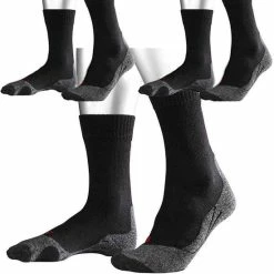 FALKE TK2 Explore Cool Wandelsokken Mid-rise Zacht Thermisch Anti-blaar Antizweet Zonder Motief Met Elastische Boord Verkoelend Duurzaam Ademend Sneldrogend Zwart Dames Sportsokken - Maat 37-38 -CeLaVi winkel 550x552 9