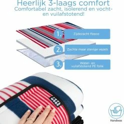TRVLMORE XXL Opvouwbaar Picknick Kleed - Waterdicht - Gewatteerd - 200 X 200 Cm -CeLaVi winkel 550x553 10