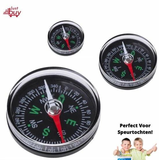 Merkloos JustBuy Kompas - Kaart - Camping - School - Survival Kit - Survivallen 4 Merkloos JustBuy Kompas - Kaart - Camping - School - Survival Kit - Survivallen - Afbeelding 2