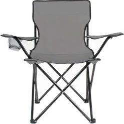 Campingstoel - Inklapbaar Visstoel - Vouwstoel - Comfortabel - Opvouwbaar Stoel - Max. 120 KG - Grijs - Rheme -CeLaVi winkel 550x554 8