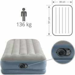 Intex Pillow Rest Mid-rise Twin Luchtbed - 1-persoons - 191x99x30 Cm -CeLaVi winkel 550x559