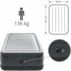 Intex Comfort Plush Elevated Twin Luchtbed - 191x99x46 Cm -CeLaVi winkel 550x560 5