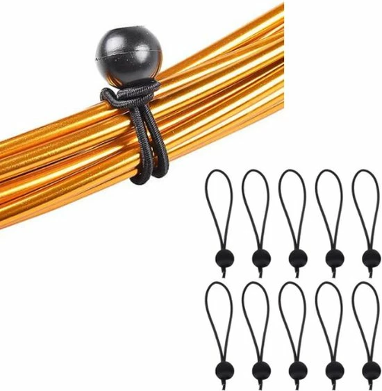 Malatec Elastische Tentspanner Met Bal 16 Tot 30 Cm- Spanelastiek - Tent - Spanner Met Plastic Bal 6 Malatec Elastische Tentspanner Met Bal 16 Tot 30 Cm- Spanelastiek - Tent - Spanner Met Plastic Bal - Afbeelding 4