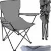Campingstoel - Inklapbaar Visstoel - Vouwstoel - Comfortabel - Opvouwbaar Stoel - Max. 120 KG - Grijs - Rheme -CeLaVi winkel 550x566 4