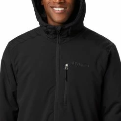 Columbia Gate Racer Heren Softshell Outdoor Jas - Black - Maat M -CeLaVi winkel 550x577 13