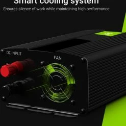GREEN CELL 1000W (500W Continu) DC 12V Naar AC 230V Met USB Stroom Inverter Converter -CeLaVi winkel 550x578 4