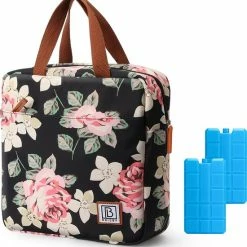 Brisby 4 Laags Geïsoleerde Koeltas - Lunchtas 7 Liter - Bloemetjes