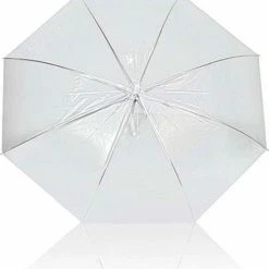 Trendo 2x Transparant Plastic Paraplu 92 Cm - Doorzichtige Paraplu - Trouwparaplu - Bruidsparaplu - Stijlvol - Bruiloft - Trouwen - Fashionable 7 Trendo 2x Transparant Plastic Paraplu 92 Cm - Doorzichtige Paraplu - Trouwparaplu - Bruidsparaplu - Stijlvol - Bruiloft - Trouwen - Fashionable -CeLaVi winkel 550x582 2