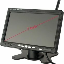 BrandWay Draadloze Auto Achteruitrijcamera Set Met Nachtzicht En 7 Inch Scherm - Achteruitrij Camera Draadloos Voor Auto / Camper / Caravan / Vrachtwagen / Landbouw -CeLaVi winkel 550x583 3