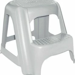 Curver One Step Opstapje Krukje - Lichtgrijs
