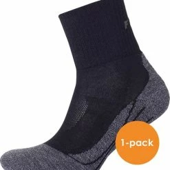 FALKE TK2 Explore Cool Short Wandelsokken Kort Zacht Thermisch Anti-blaar Antizweet Zonder Motief Met Elastische Boord Verkoelend Ademend Sneldrogend Zwart Heren Sportsokken - Maat 42-43 -CeLaVi winkel 550x594