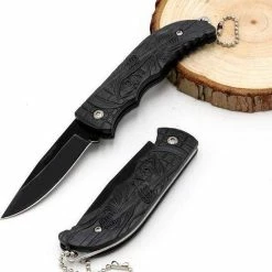 Tecqx The Reaper Zakmes - Opvouwbaar - Discreet - Survival Mes - Tactical Knife - 16cm - Vlijmscherp - RVS - Zwart 9 Tecqx The Reaper Zakmes - Opvouwbaar - Discreet - Survival Mes - Tactical Knife - 16cm - Vlijmscherp - RVS - Zwart -CeLaVi winkel 550x596 4