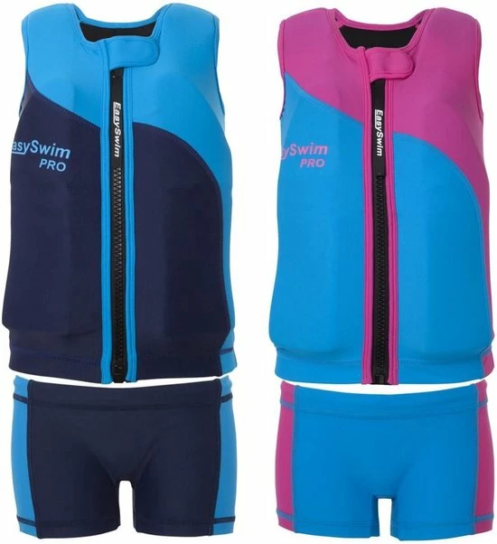 EasySwim Pro - Drijfpakje - Zwemvest & Zwembroek - Blauw - L : 24-28 Kg 5 EasySwim Pro - Drijfpakje - Zwemvest & Zwembroek - Blauw - L : 24-28 Kg - Afbeelding 3