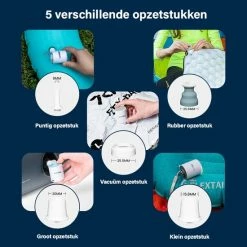 Luvego Luchtbed Pomp MINI PUMP - Oplaadbare Luchtbedpomp - 400LM Lantaarn - 3-in-1 -CeLaVi winkel 550x606 3