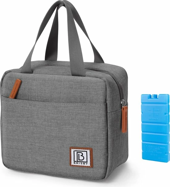 Brisby 4 Laags Geïsoleerde Koeltas - Lunchtas 4 Liter - Donkergrijs 3 Brisby 4 Laags Geïsoleerde Koeltas - Lunchtas 4 Liter - Donkergrijs
